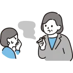 Passive Smoking Female SVG Icon
